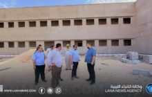 مدير عام الجهاز الوطني للتنمية يتابع أعمال صيانة طريق أبوهادي ومقري السجل المدني والجوازات