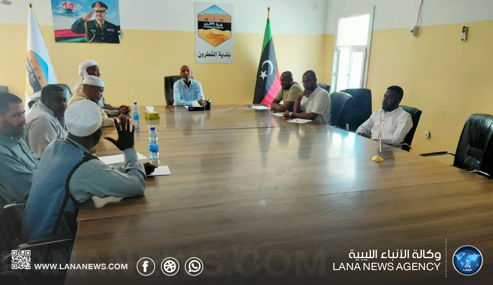 عميد بلدية القطرون يجتمع لبحث أزمة نقص الخبز وتوقف المخابز بالبلدية