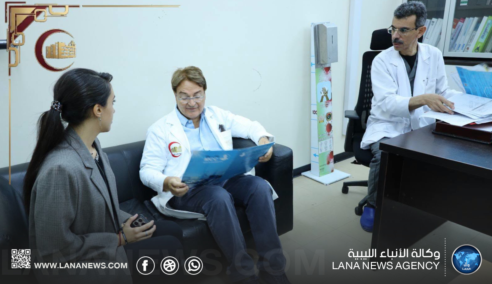 بنغازي الطبي يستقبل طبيباً إيطالياً متخصصاً في مناظير القنوات الصفراوية