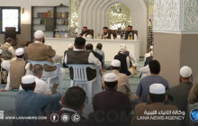 وزير الأوقاف يلتقي الأئمة والخطباء والوعاظ بمسجد غرناطة في مدينة سرت