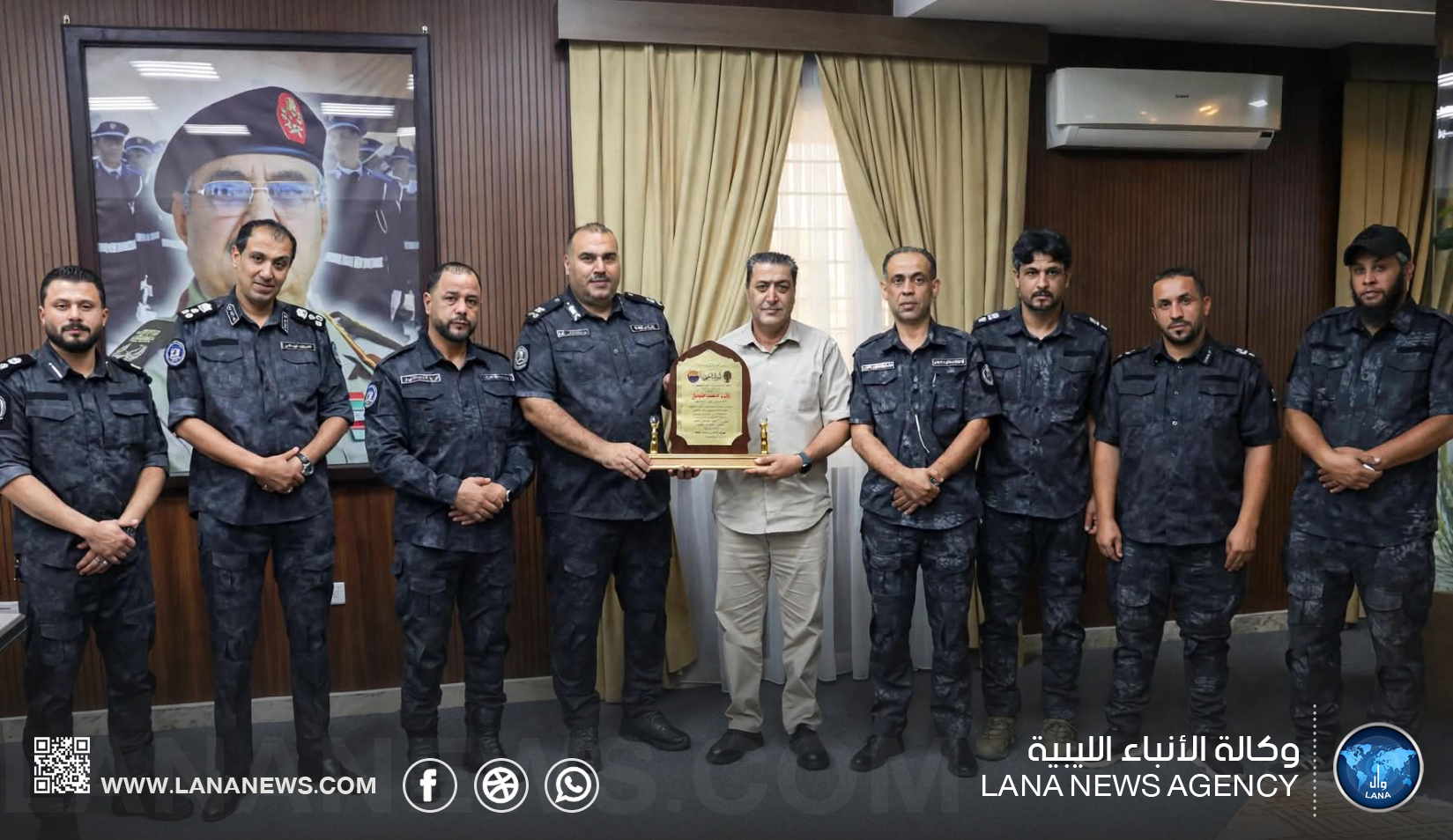 فروع البحث الجنائي تكرّم اللواء أحمد الشامخ بدرع الوفاء