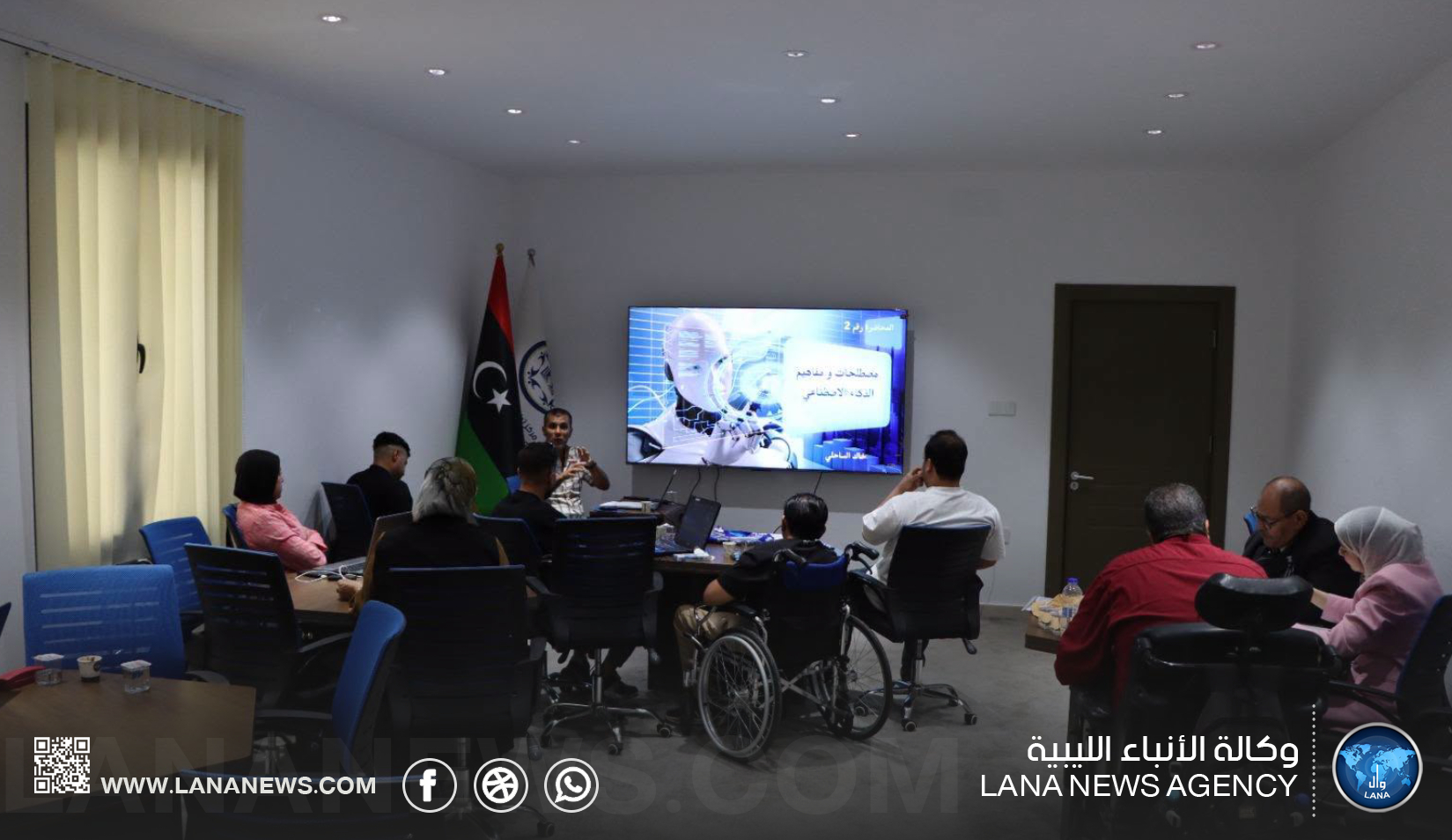 بنغازي تختتم دورة التمكين الرقمي والذكاء الاصطناعي لذوي الهمم