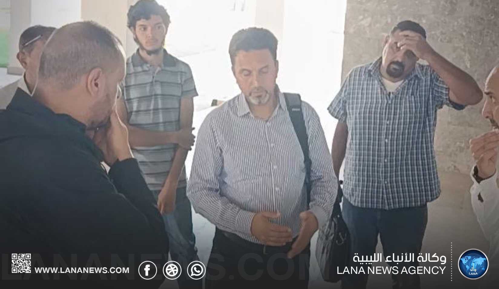 جامعة بنغازي تكثف أعمالها الميدانية لتأمين عودة كلية الآداب إلى مقرها بعد الصيانة والتطوير