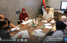 جامعة بنغازي تبحث آليات تنفيذ مشروع 