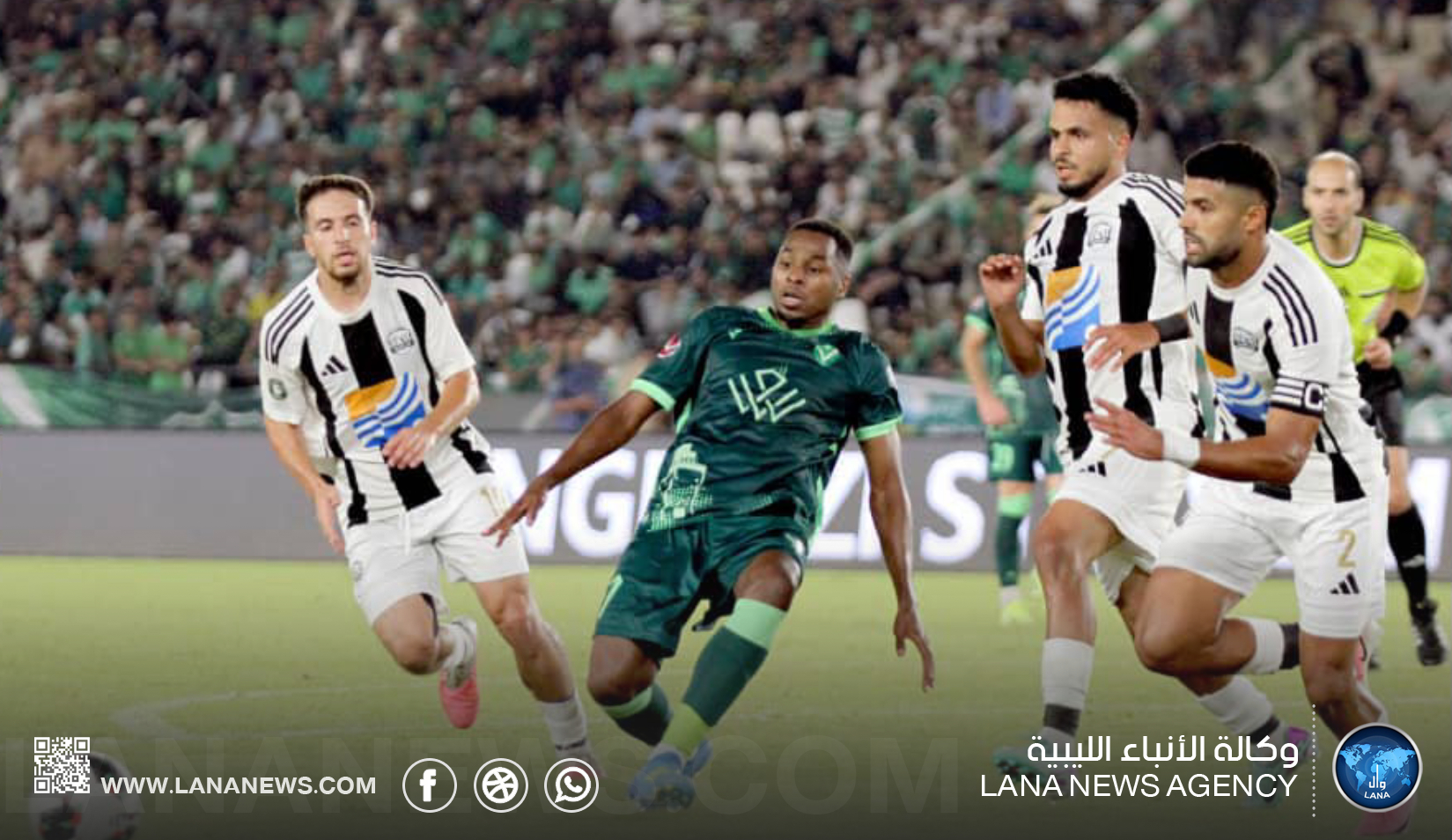 النصر يتفوق على المدينة بثلاثة أهداف لهدفين وديا استعدادا للدوري الممتاز