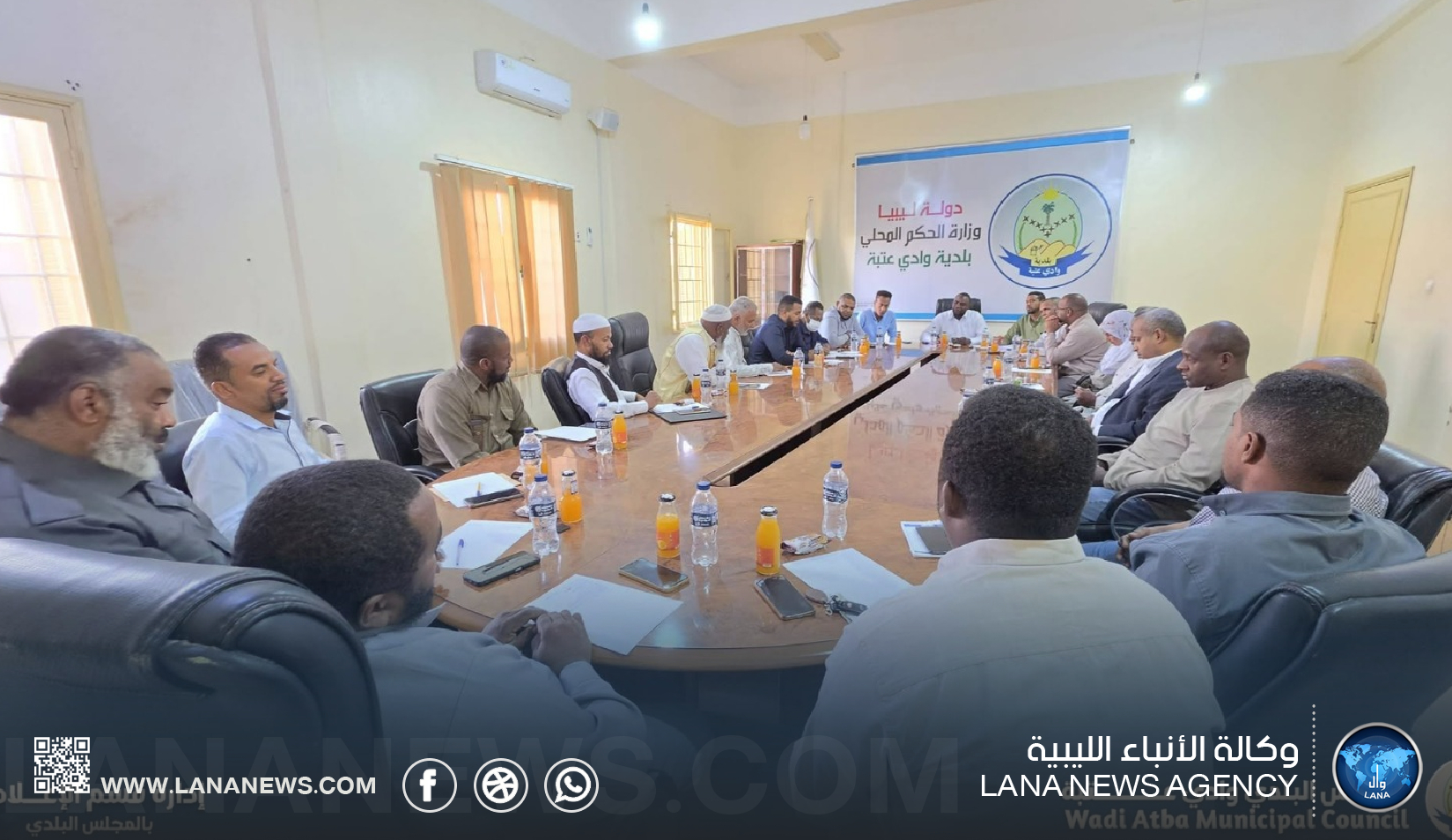 بلدي وادي عتبة يبحث ملف الطوارئ والمختنقات الخدمية بالبلدية