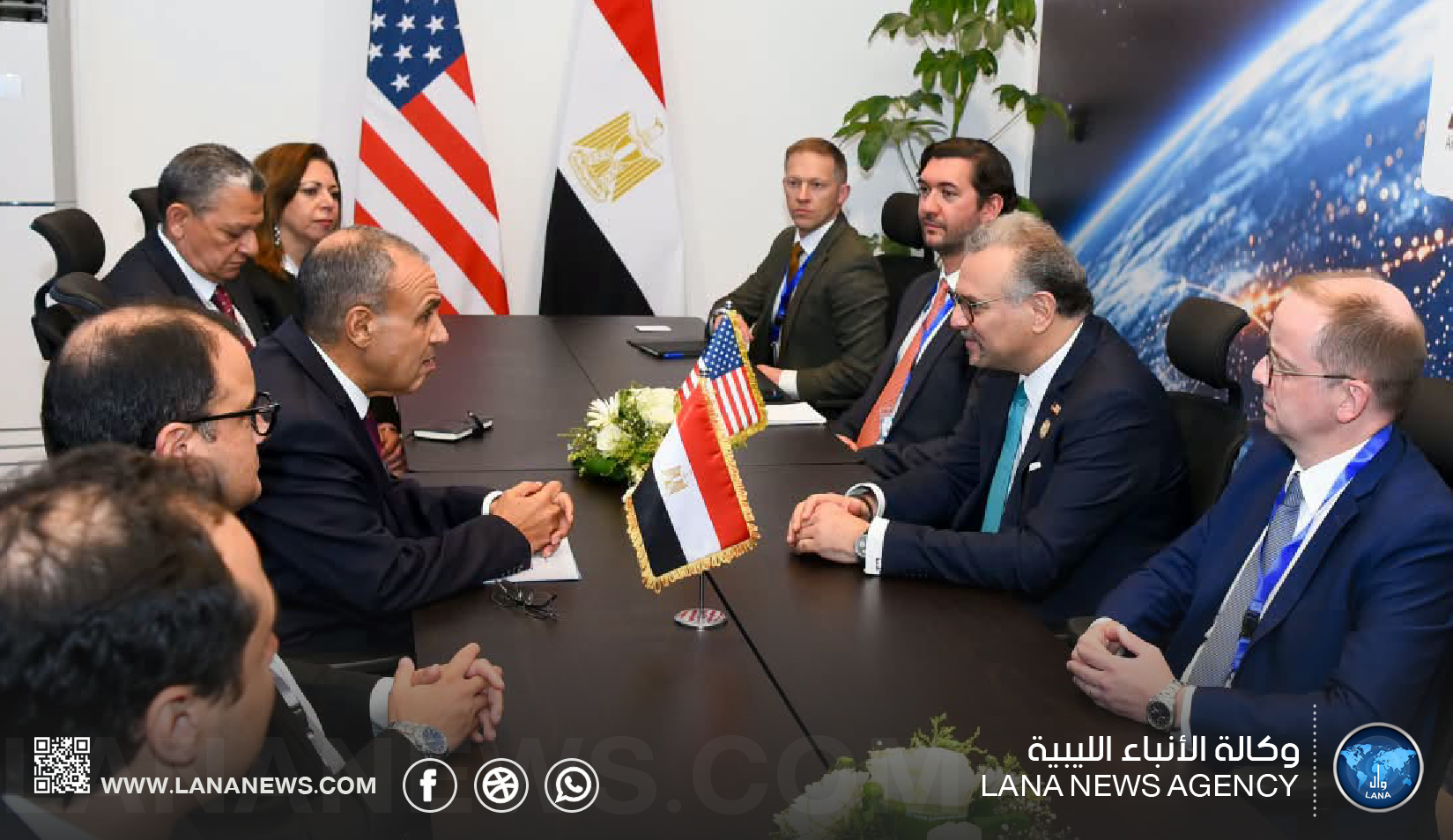 وزير الخارجية المصري وكبير مستشاري الرئيس الأمريكي يبحثان تطورات الأوضاع في ليبيا