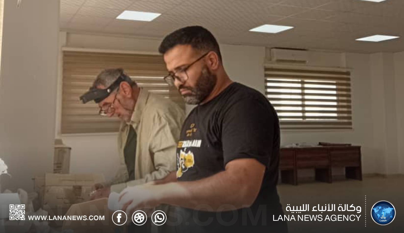 جامعة بنغازي تستضيف عالما دوليا لتعزيز أبحاث الحفريات الفقارية