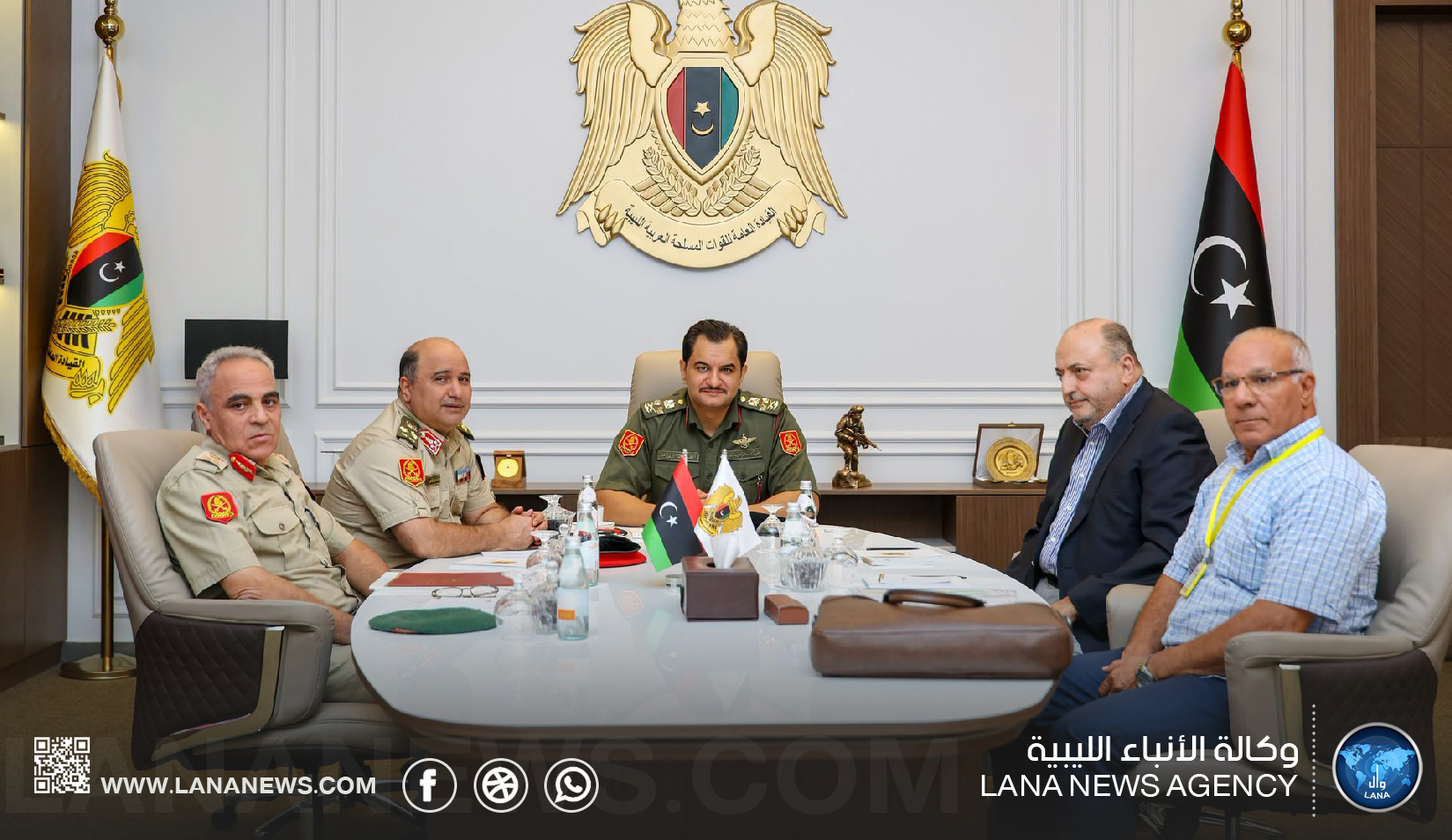 نائب القائد العام يبحث تسوية أوضاع العسكريين المتقاعدين