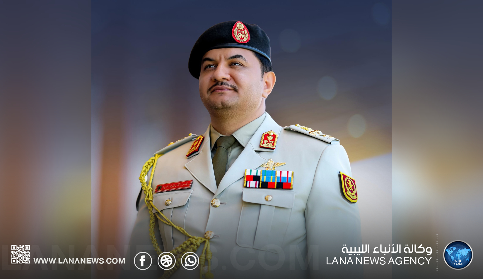 الفريق أول صدام خليفة حفتر يؤكد دعم القيادة العامة لهيئة رئاسة مجلس النواب الجديدة