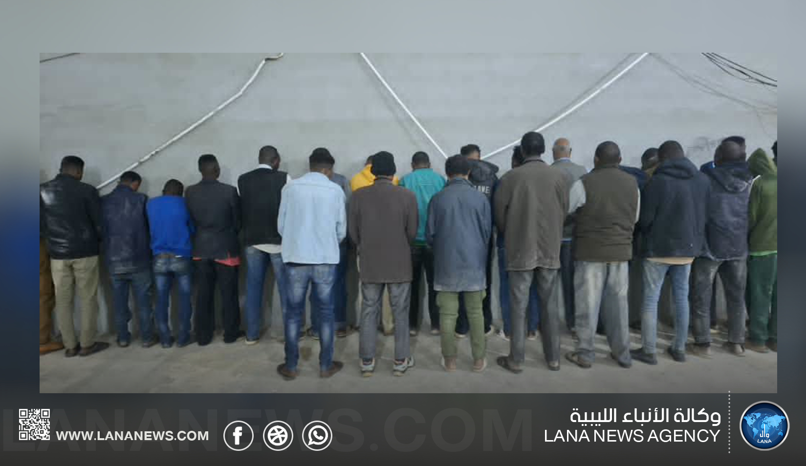 ضبط مهاجرين غير شرعيين وترحيلهم من الواحات والجبل الأخضر