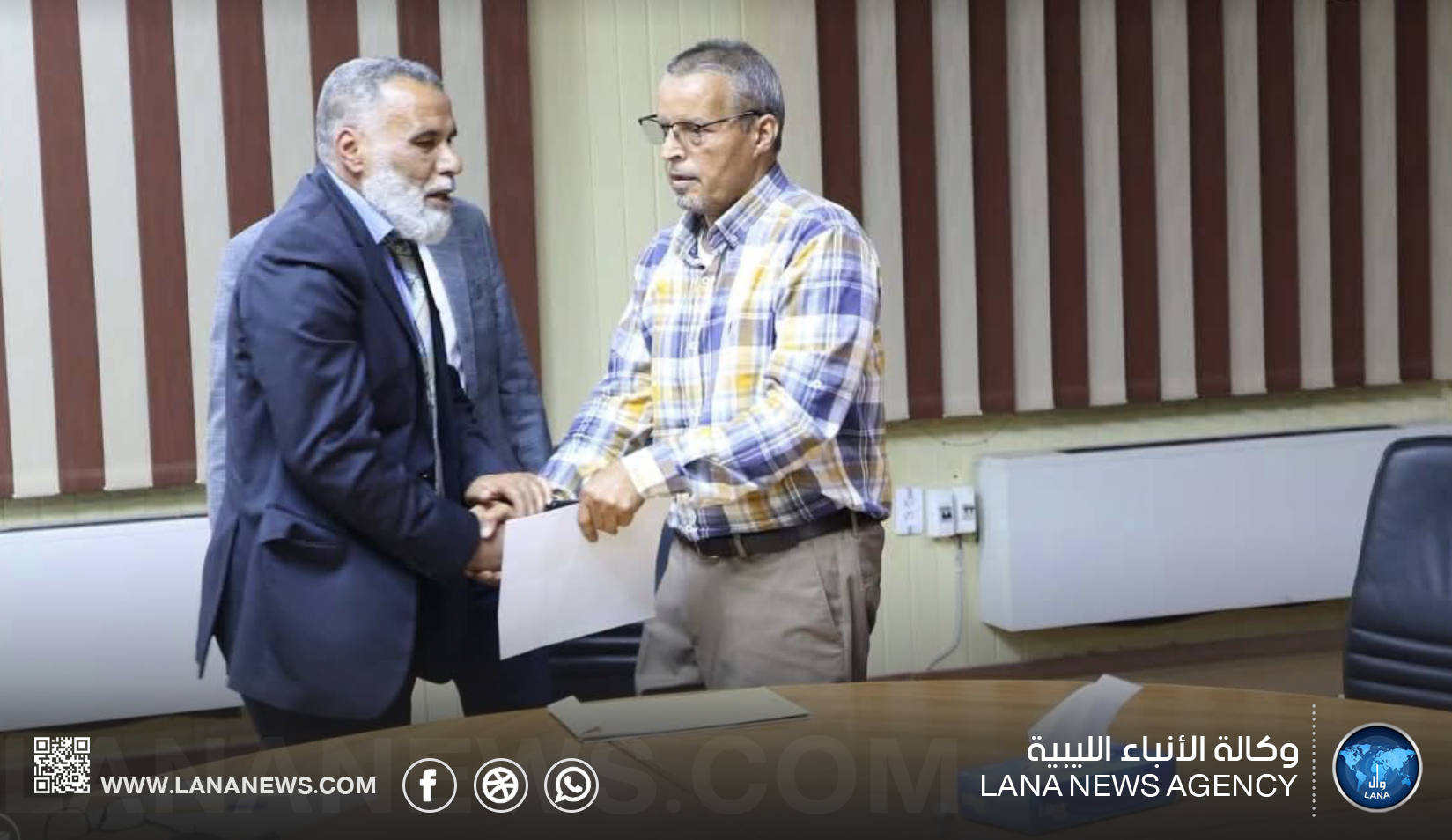 محمد علي سليمان يتسلم مهام رئاسة جامعة سبها