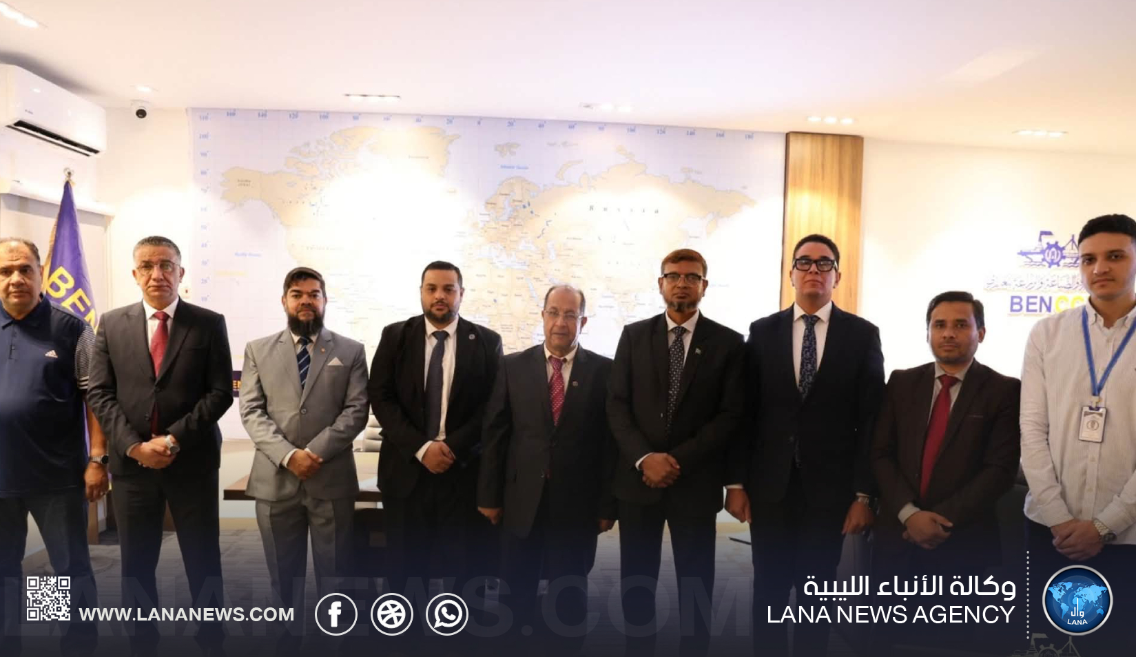 غرفة تجارة بنغازي تبحث توسيع التعاون الاقتصادي مع بنغلاديش
