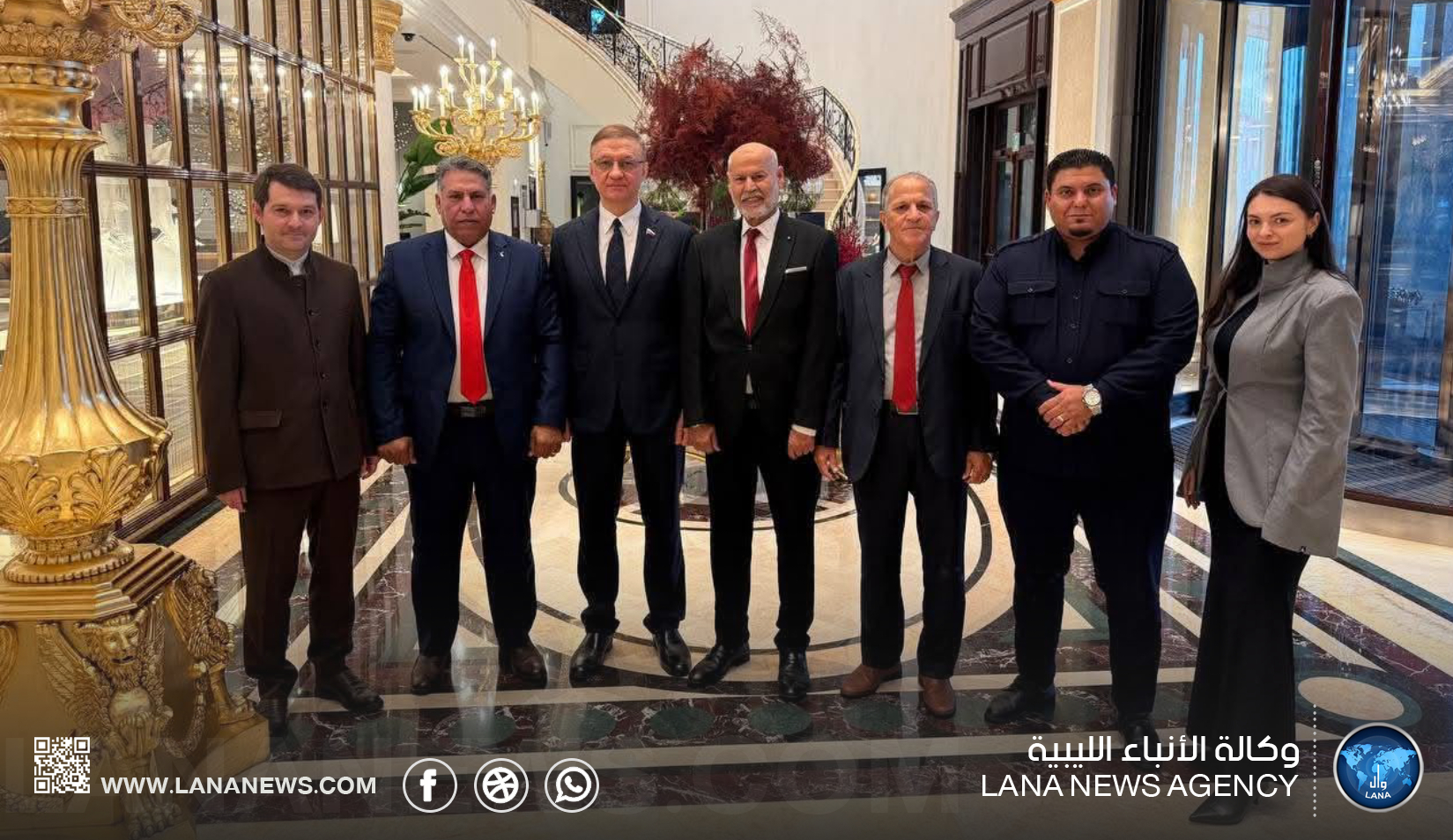 وفد من مجلس النواب يبحث في موسكو توسيع التعاون الليبي الروسي