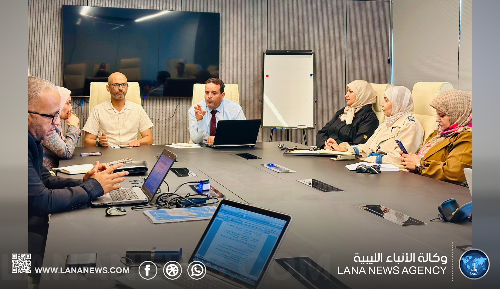 جامعة بنغازي تبحث آليات تعزيز حضورها في التصنيفات الدولية للاستدامة